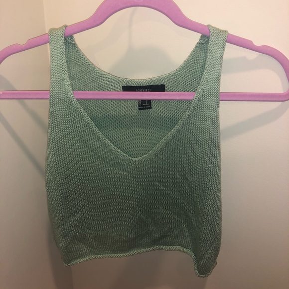 Knit Crop Top - Picture 1 of 2